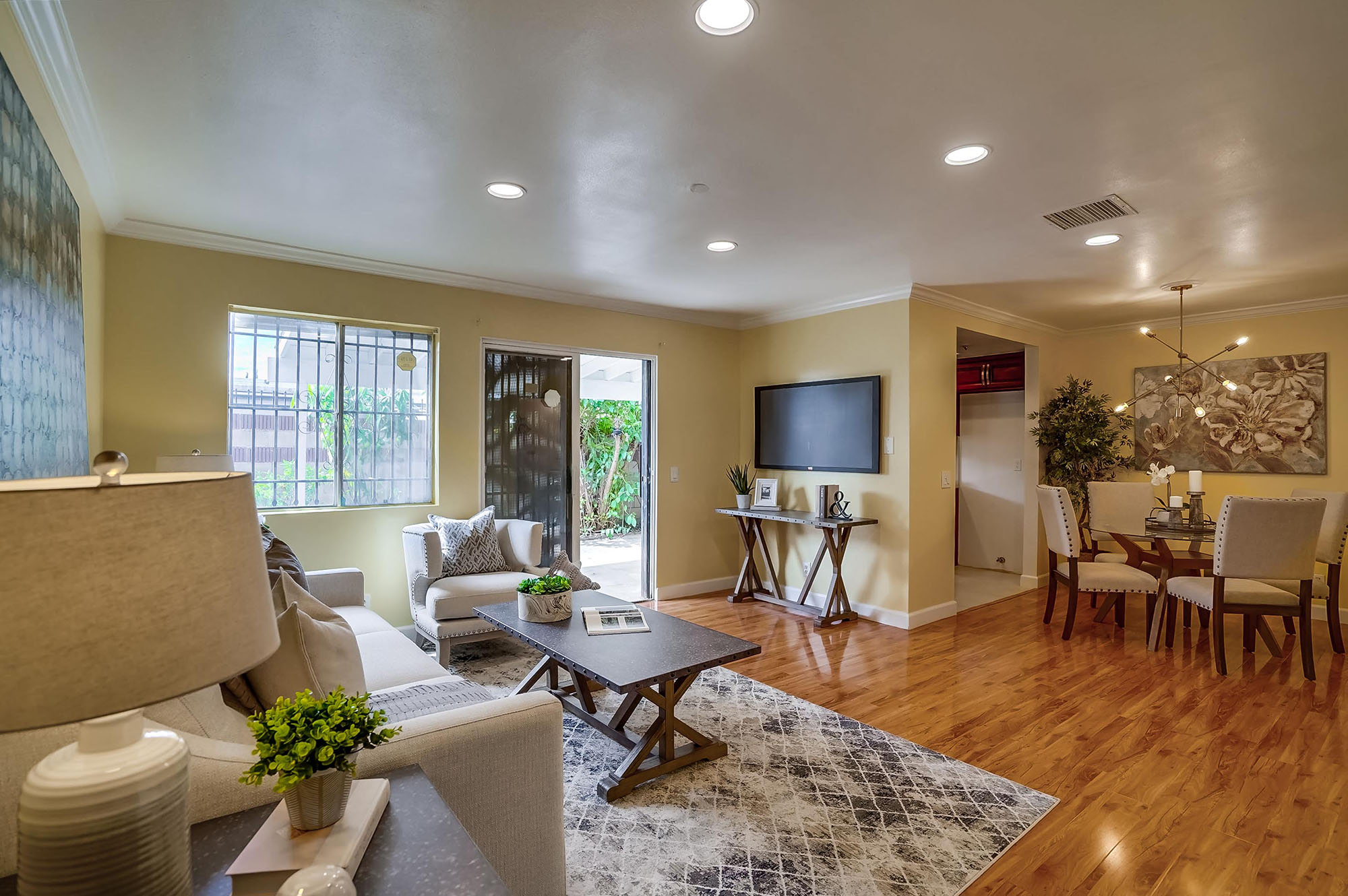 Living Room and Dining