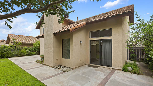 Backyard - Dining Area Sliding Door