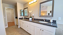 Dual Vanity - Master Bathroom