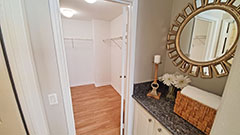 Cabinet & Walk-In Closet - Master Bedroom