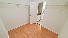 Walk-In Closet - Master Bedroom