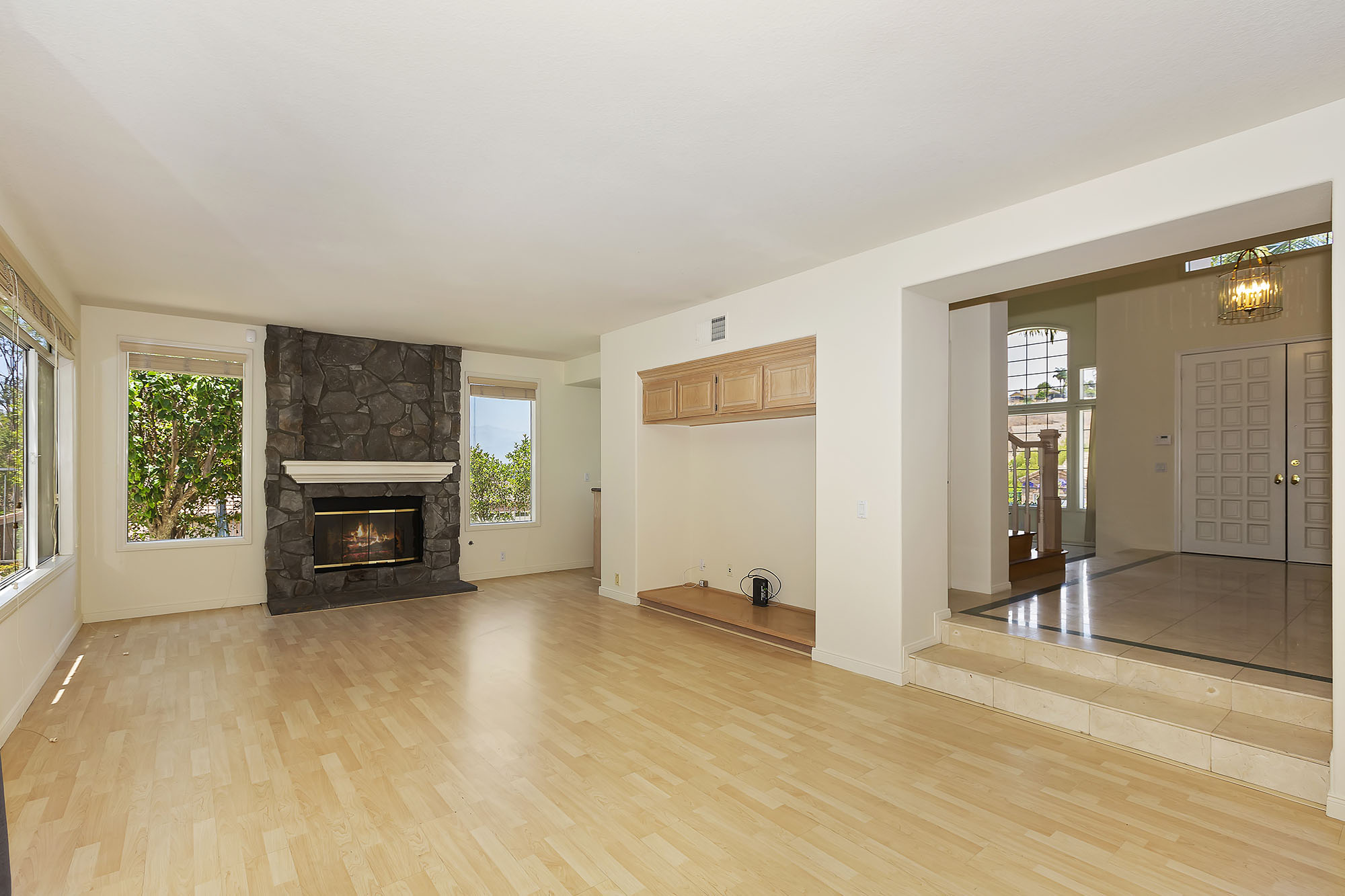 Family Room with Fireplace