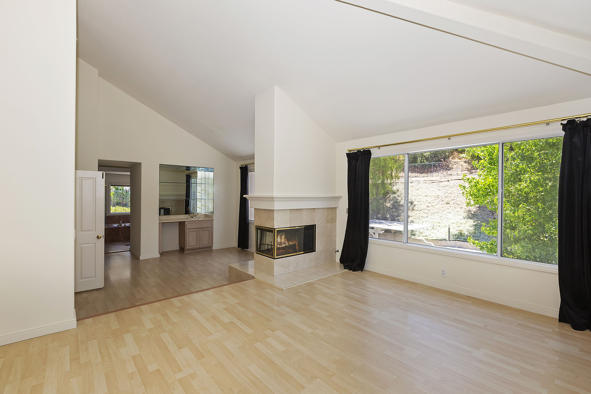 Master Bedroom with Fireplace