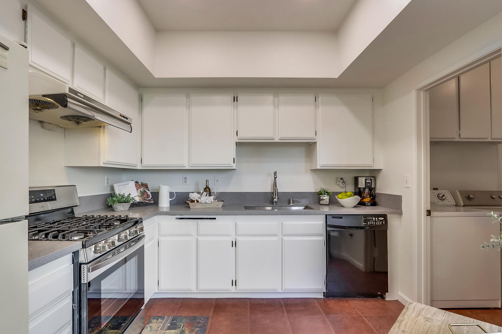 Kitchen and Laundry Room