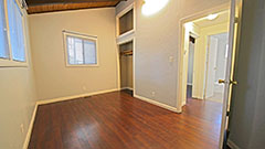 Master Bedroom with Storage Space Above Closet