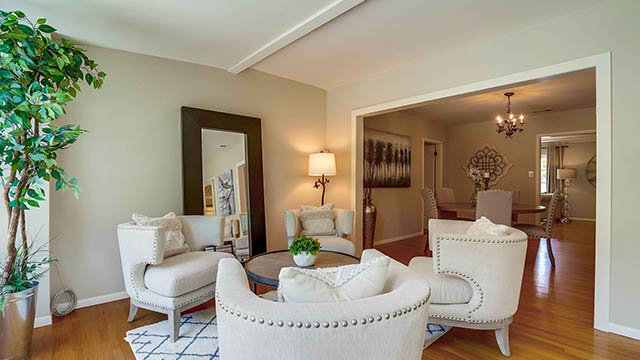 Family Room - View of Dining Room