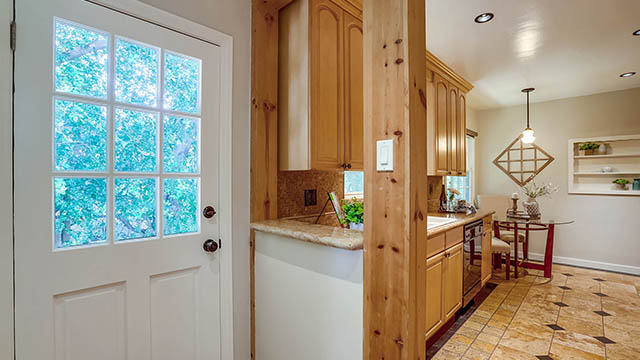 Kitchen - Side Door to Backyard