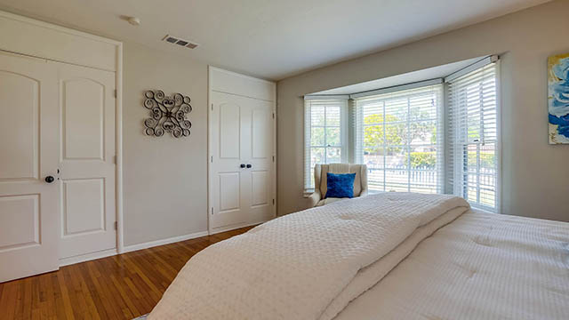 Master Bedroom with 2 Closets