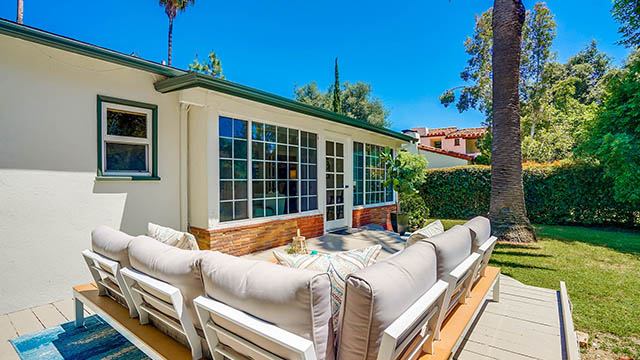 Backyard with Patio Deck