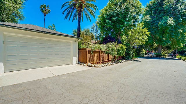 Rear Street Entrance to Garage