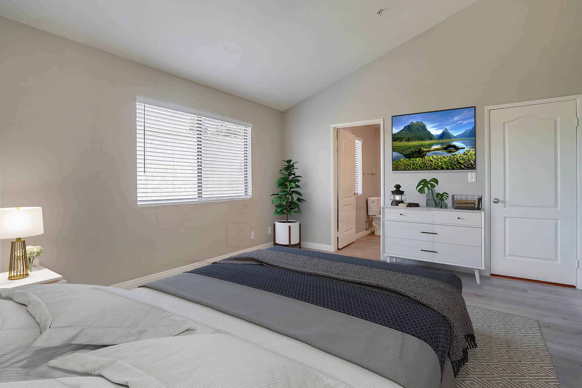 Master Bedroom with Walk-In Closet