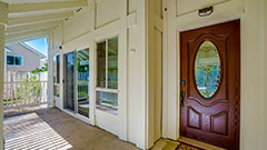 Front Door & Covered Porch